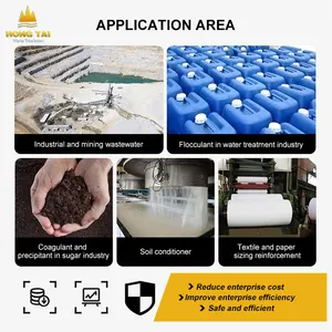 HT อุปทานโรงงานราคาต่ำและขายร้อนที่มีคุณภาพดี Polyacrylamide /Pam/cpam/npam/apam/pac