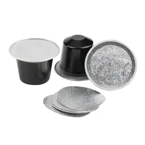 एल्यूमीनियम पन्नी गर्मी सील lids के लिए कश्मीर कप कॉफी कप/सील नेस्प्रेस्सो कैप्सूल