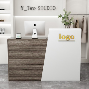 Quần áo nhỏ tiếp nhận đồ nội thất bàn tiếp tân bàn nhỏ phía trước thiết kế quầy thiết kế cửa hàng - Product Image 4