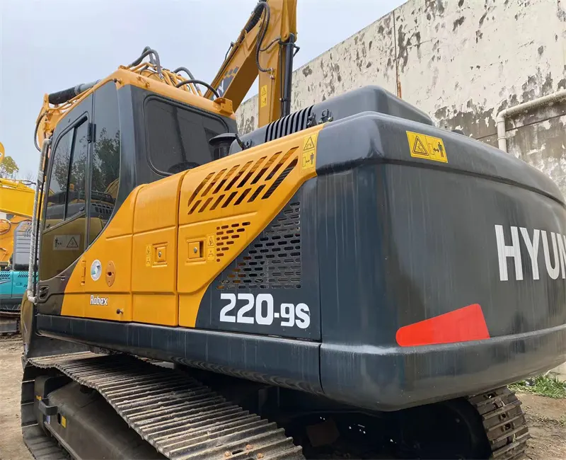 Cheapest High Quality Korea Hyundai 220lc-9s Used Excavator Low Working Hours Hyundai 220-9 Used Excavators Forsale