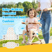 Cojín Ventilado Anjuny con Doble Ventilador para Cochecito de Bebé, Forro Transpirable con Flujo de Aire para Cochecito, Silla de Auto para Bebé