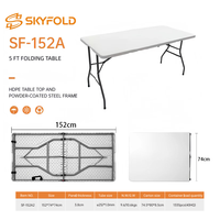 Table pliante la plus vendue, table pliante pour balcon, table pliante pour salle à manger, table pliante pour buffet