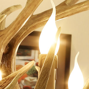 古鎮樹脂レストラン工業アンティークティファニーレトロアントラーモダンペンダントランプシャンデリアとランプペンダント照明 - Product Image 4