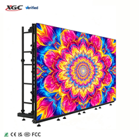 Panneau d'affichage LED 500*500, écran mural LED intérieur/extérieur, excellente dissipation thermique, boîtier en aluminium moulé sous pression, mur vidéo LED