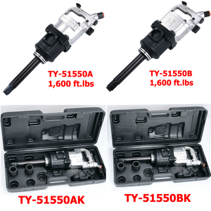 Kit Avvitatore Pneumatico TY51550AK (4 Pezzi) con Valigetta Stampata a Soffiaggio, Rimuove Facilmente Tutte le Dadi delle Ruote di Camion Ribaltabili - Product Image 2