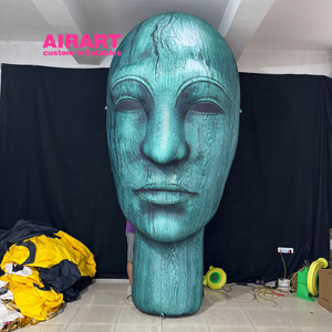 Colorido cabeza humana globo decoración al aire libre <span class=keywords><strong>bosque</strong></span> parque Halloween inflable - Product Image 2