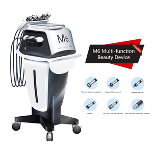 Appareil de soin du visage à l'oxygène M6 Hydro Oxygen avec poignée en aluminium de qualité médicale, conception non oxydante - Product Image 2