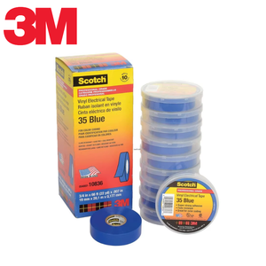 Ruban isolant électrique en PVC 3M Scotch 35, ignifuge, pour faisceau de câbles, qualité industrielle - Product Image 1
