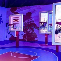 SQactivaPlay Machine de tir de basket-ball électronique d'intérieur, simulateur sportif, jeu de basket-ball de rue, parc d'attractions, centre commercial