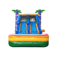 WINSUN US Warehouse Ready Ship PVC Fireproof Easy Setup Custom Size Inflatable Water Slide Bouncy House Castle Swimming Pool