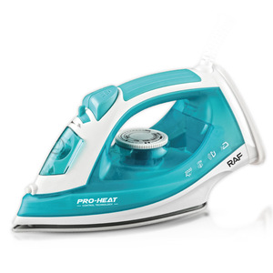 Fer à vapeur électrique 2000W portable avec semelle en céramique antiadhésive pour vêtements et fonction anti-goutte - Product Image 1