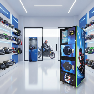 Nueva Máquina Expendedora de Lavado y Desinfección de Cascos de Autoservicio con Pago por QR para Concesionarios de Motocicletas, Tiendas de Alquiler y Uso Comercial Personalizado - Product Image 1