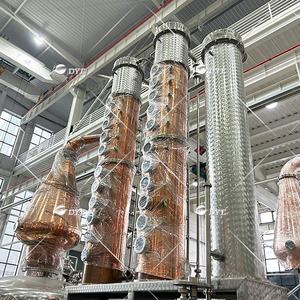 DYE 1000L 5000l vodka <span class=keywords><strong>gin</strong></span> machine d'alambic distillation à la vapeur industrielle moonshine distillerie de vodka et de whisky distillateur de grappa - Product Image 4