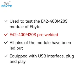 EBYTE OEME42-400MBL-01 무선 모듈 스몰 사이즈 저전력 소비 433MHz RF 송수신기 HW3000 칩