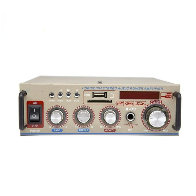 12V 220v Mini Small Power Amplifier Speaker Home Music Amplifier Wireless Bt Computer Power Usb Power Amplifier