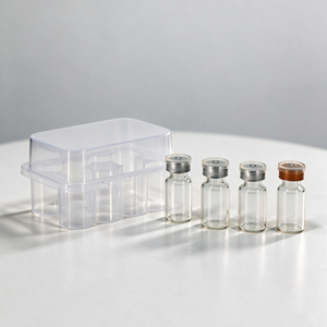 Boîte <span class=keywords><strong>de</strong></span> rangement personnalisée transparente en plastique 3/5 ml pour peptides pharmaceutiques, emballage pour poudre lyophilisée, étui <span class=keywords><strong>de</strong></span> stockage pour flacons, boîte porte-peptides - Product Image 2
