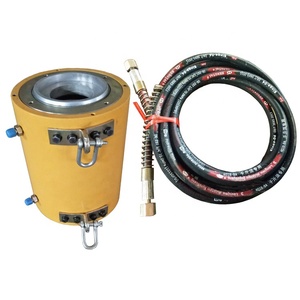 Prensa hidráulica portátil BIBO para postensado de múltiples cabos de acero huecos - Product Image 1