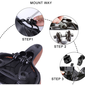 <span class=keywords><strong>Selle</strong></span> <span class=keywords><strong>de</strong></span> vélo <span class=keywords><strong>vintage</strong></span>, <span class=keywords><strong>selle</strong></span> <span class=keywords><strong>de</strong></span> vélo <span class=keywords><strong>de</strong></span> route, imperméable, confortable, large, <span class=keywords><strong>selle</strong></span> <span class=keywords><strong>de</strong></span> vélo - Product Image 5
