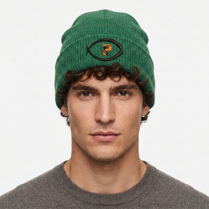 Custom Knit Cuffed 100% Acrylic Slouchy Beanie Image Style Unisex Adult Size Street Wear Private Woven Label Logo <b>Prime</b> Bags - Product Image 3