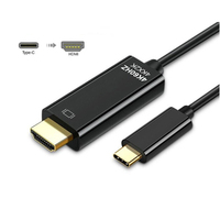 Câble Type C vers HDMI de haute qualité 4k 30Hz 60Hz plaqué or PVC 1,8m USB C vers HDMI pour ordinateur portable HDTV
