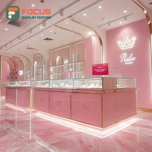 Muebles Minimalistas para Joyería, Mostrador de Exhibición para Tienda de Marca con Superficie Pulida - Product Image 3