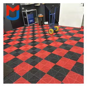 Anti-Slip <strong>Interlocking</strong> PP/PVC Garage <strong>Floor</strong> <strong>Tiles</strong> for Car Wash Drainage &amp; Parking | Heavy-Duty Durable Design | Factory Direct - Product Image 3