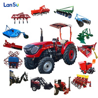 Tracteur compact 4x4 mini ferme 4WD pas cher avec moteur, boîte de vitesses et roulements, petit tracteur de jardin en provenance de Chine