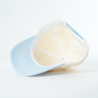 Gorra de Hombre de Talla Grande, 5 Paneles, Sin Estructura, de Algodón, con Logotipo Bordado Personalizado, Gorras con Cierre a Presión