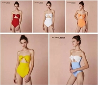 Bañador de corte alto de una pieza para chicas, traje de baño Sexy, nuevo diseño, ropa de playa