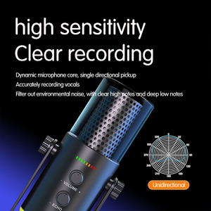 Micrófono para Juegos YU7 con Interfaz XLR, Conexión a Tarjeta de <span class=keywords><strong>Sonido</strong></span> <span class=keywords><strong>Externa</strong></span>, Mezclador, Plug and Play, Compatible con Transmisión en Vivo, Micrófono de Escritorio para Gamers - Product Image 5