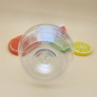 Bouteille de boisson en plastique jetable bouteille d'eau preuve en plastique enfant en gros 500ml 16oz sérigraphie PET bouteille de jus vis