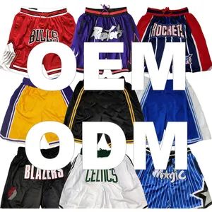 Hot Sale Custom Logo Retro Street Short Men's Training Shorts Basketball Shorts