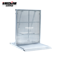 Barrières de foule pliables de scène Barrières de protection en aluminium Support de barrière de contrôle de foule de concert OEM