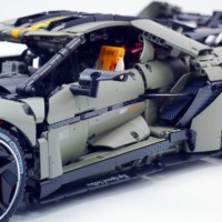 Guly 10651 2026 1:8, Material ABS, MOC, Superdeportivo, Coche de Carreras RC, Modelo de Bloques de Construcción, Juguete DIY para Niños y Adultos, Regalo, Juego de Bloques de Construcción