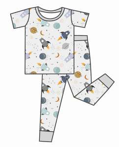 Pigiami a Maniche Corte Qingli OEM Senza Tariffe, Set di Abbigliamento per <span class=keywords><strong>Bambine</strong></span>, Produttore di Pigiami in Bambù, Scatola Misteriosa di Pigiami in Bambù - Product Image 2