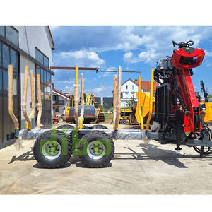 Remolque de carga de troncos, un poste en venta, con salida 1002, retroexcavadora para <span class=keywords><strong>Sal</strong></span> - Product Image 1
