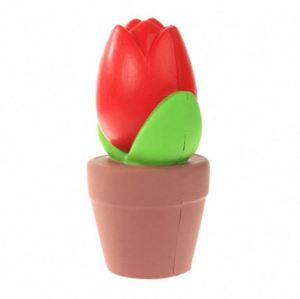 Pelota Antiestrés de Espuma de Poliuretano con Logotipo Impreso, Diseño de Tulipán, para Promoción Empresarial - Product Image 4