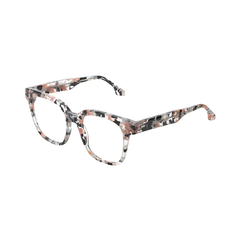 Moda lüks Vintage klasik selüloz asetat gözlük gözlük çerçeveleri