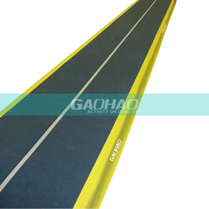 Piste de gymnastique Gaohao 25m pour entraînement de gymnastique, piste de tumbling et tapis d'atterrissage, piste de gymnastique à ressorts au sol - Product Image 3