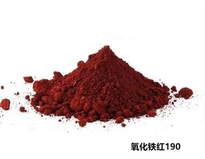 Trực tiếp cung cấp màu đỏ Oxit sắt sắc tố Thuốc nhuộm màu đỏ bột áo sơn cho nhựa & da MF Fe2O3 sử dụng <span class=keywords><strong>masterbatch</strong></span> - Product Image 2