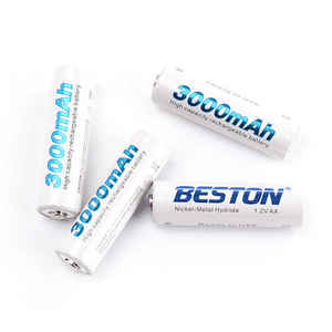 Beston <span class=keywords><strong>AA</strong></span> 크기 3000mAh 디지털 충전식 전원 은행 Nimh 1.2V 빠른 충전 배터리 셀 하이 퀄리티 제품 - Product Image 2