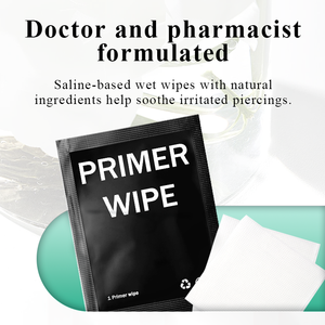 <strong>OEM</strong> ODM Eco-Friendly Normal Saline <strong>Wipe</strong> Primer <strong>Wipes</strong> Individually Wrapped for Daily Cleaning - Product Image 2
