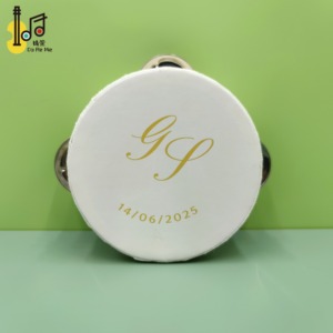 Fabbricazione all'ingrosso su misura Mini <span class=keywords><strong>tamburelli</strong></span> di nozze 10 cm in legno strumento musicale strumenti a mano tamburo strumenti tamburello prezzo