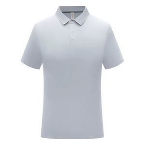 Polo promotionnel en nylon anti-humidité coupe ample été noir blanc bleu marine turquoise gris discret - Product Image 5
