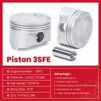 Pièces de piston de moteur 3S-FE 13101-74180 13101-14180 Ensemble de pistons pour Toyota