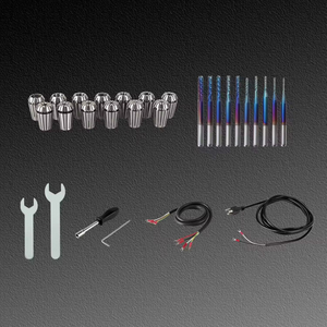 Kit de Motor de Husillo Refrigerado por Aire de Alta Velocidad de 2.2KW con Inversor VFD ER20 24000rpm para Máquina CNC Router, Grabado y Trabajos en Madera - Product Image 5