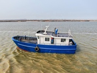 Bateau de pêche commercial en acier Grandsea de 14 m, état neuf, carburant diesel, pour utilisation en Angola, à vendre