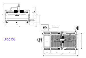 Machine de découpe laser à fibre en acier inoxydable de haute précision, machine de découpe laser pour plaques métalliques - Product Image 6