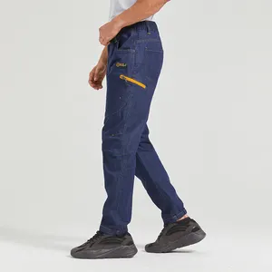 Jean stretch pour homme de haute qualité pantalon en jean pantalon d'escalade avec service personnalisé