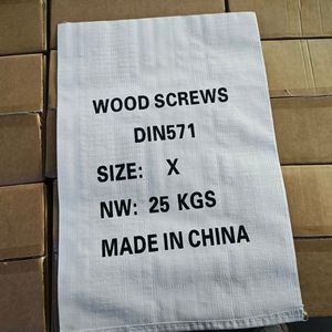 DIN 571 Carbon Steel 4.8 Grade Hex Head Zinc Plated <strong>Wood</strong> <strong>Screws</strong> for Wooden House Construction Metric Sizes M6-M12 Length - Product Image 4